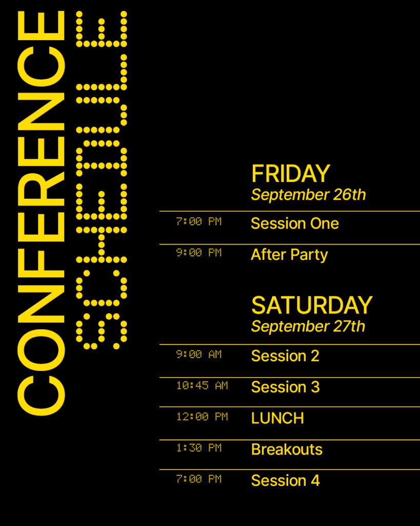 CONF SCHEDULE